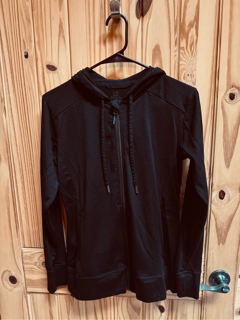 Woolx Women’s Black Zip Hoodie